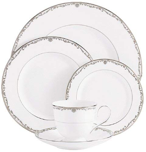 Lenox Coronet Platinum Bone China Dinner Plate