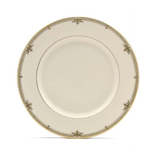 Lenox Republic Gold Banded Ivory China Dinner Plate