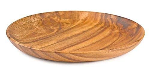 Acacia Wood Round Plate 1