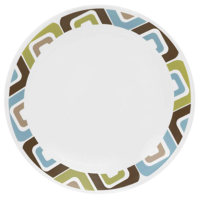 Corelle Livingware 10-1/4-Inch Dinner Plate, Squared