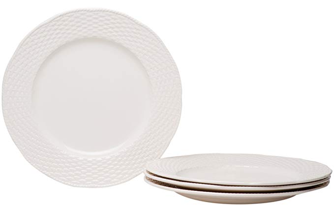 Red Vanilla FC900-401 Dinner Plates (Set of 4), 11.25