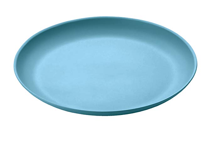 Guzzini My Fusion Melamine Dinner Plate, 10-1/4-Inches, Powder Blue