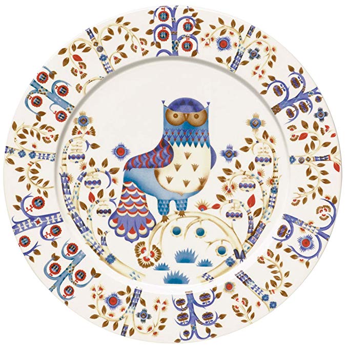 Taika 11.75 White Plate by Iittala