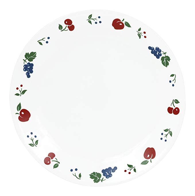 Corelle Livingware 10-1/4-Inch Dinner Plate, Berries and Cherries