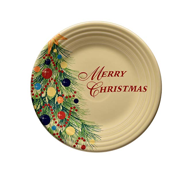 Fiesta Tree Merry Christmas Plate