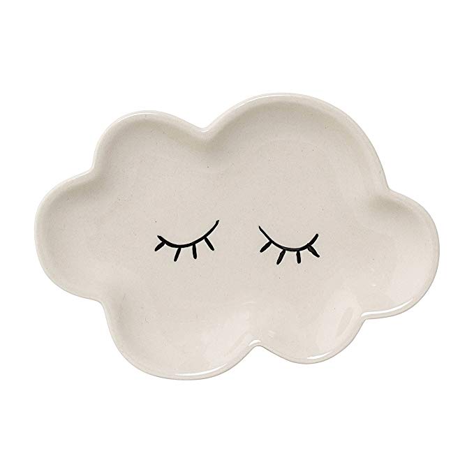 Bloomingville A21106223 ceramic Smilla Plate, White