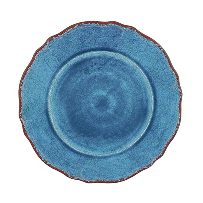 Le Cadeaux Antiqua Blue - Dinner Plate - Set of 4