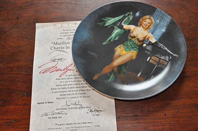 Bus Stop Marilyn Monroe Collector's Plate