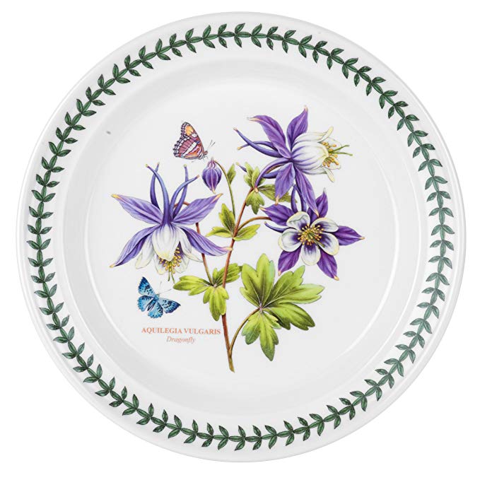 Portmeirion Exotic Botanic Garden Dinner Plate with Dragonfly Motif