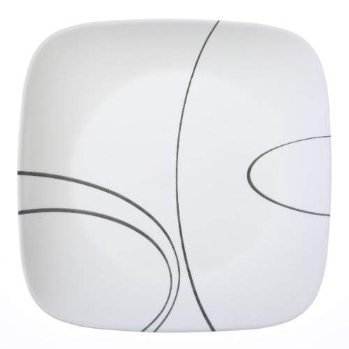 Corelle Square Simple Lines 10-1/2-Inch Plate Set (6-Piece)