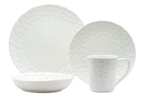 Red Vanilla RV750-016 16-Piece Vanilla Marble Round Dinner Set