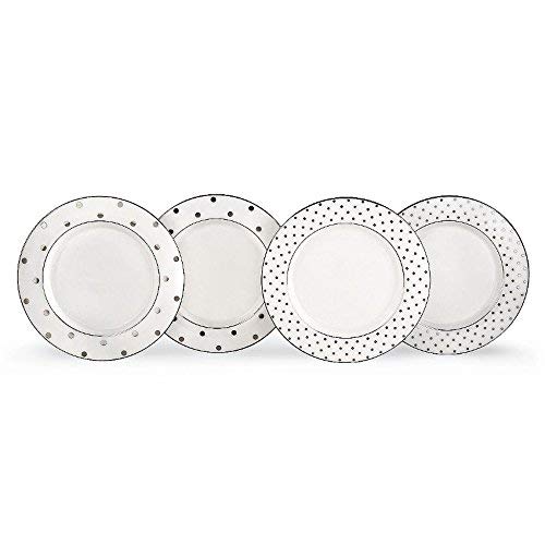 kate spade new york Larabee Road Platinum Tidbit Plate Set - 4 ct