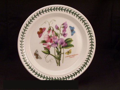 Portmeirion 344655 Botanic Garden Dinner Plate Sweet Pea, 10.5