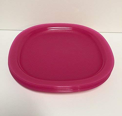 Tupperware Luncheon Plates - Pink 8