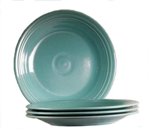 Fiesta 10-1/2-Inch Dinner Plate, Turquoise, Set of 4