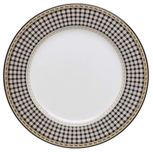 Royal Doulton Provence Noir Plaid Dinner Plate