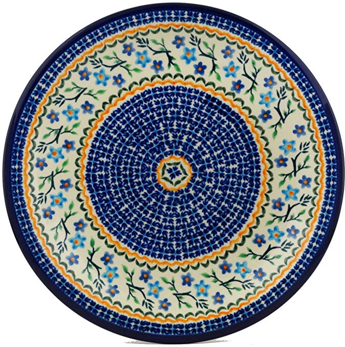 Polish Pottery Dinner Plate 11-inch Superb Ideal