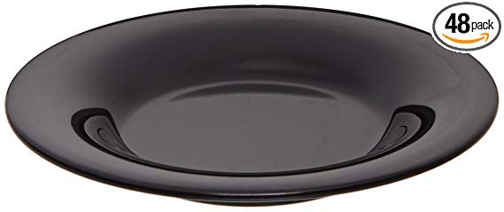 Carlisle 3302003 Sierrus Wide Rim Melamine Bread & Butter Plates, 5.5