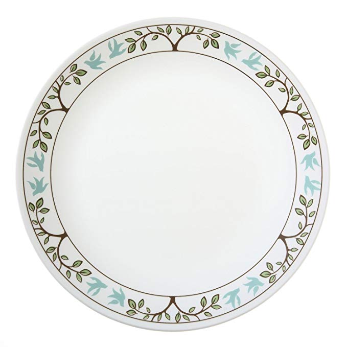 Corelle Livingware 10-1/4-Inch Dinner Plate, Tree Bird