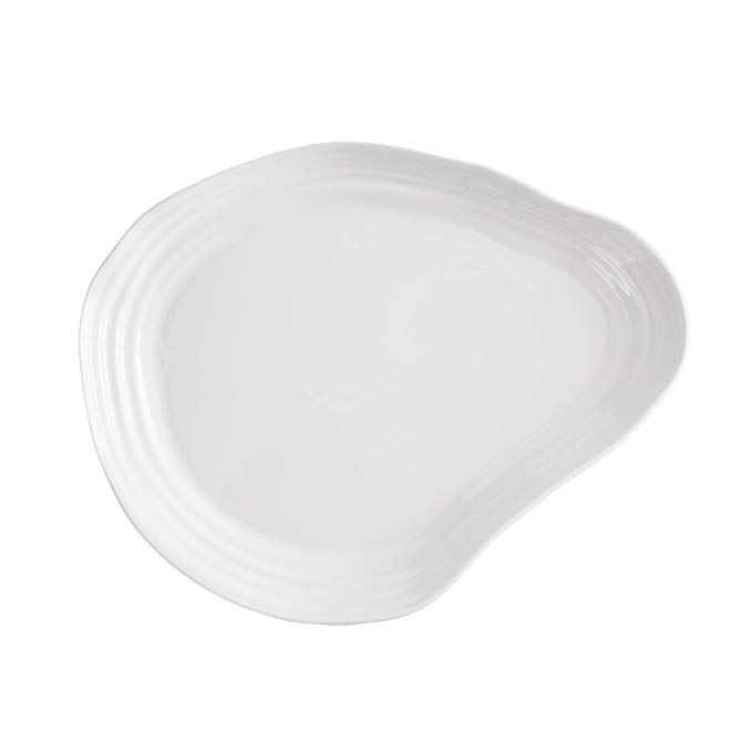 Fortessa Fortaluxe Dinnerware Contexture Ama Plate, 16-Inch, Set of 2