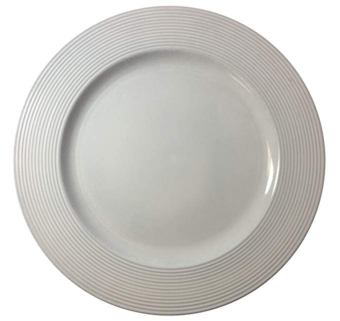 Posh Setting White Charger Plate Formal 13 inch Round Plate (12)