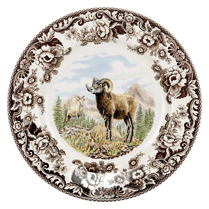 Spode 1597068 Woodland Bighorn Sheep Dinner Plate