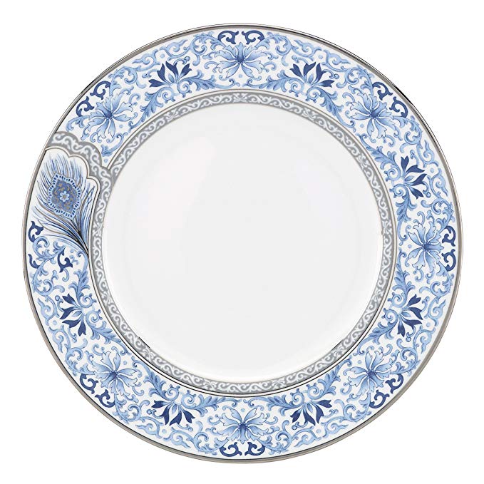 Lenox Marchesa Couture Dinner Plate, Sapphire Plume