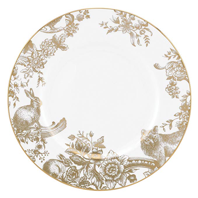 Lenox Marchesa Gilded Forest Dinner Plate, White